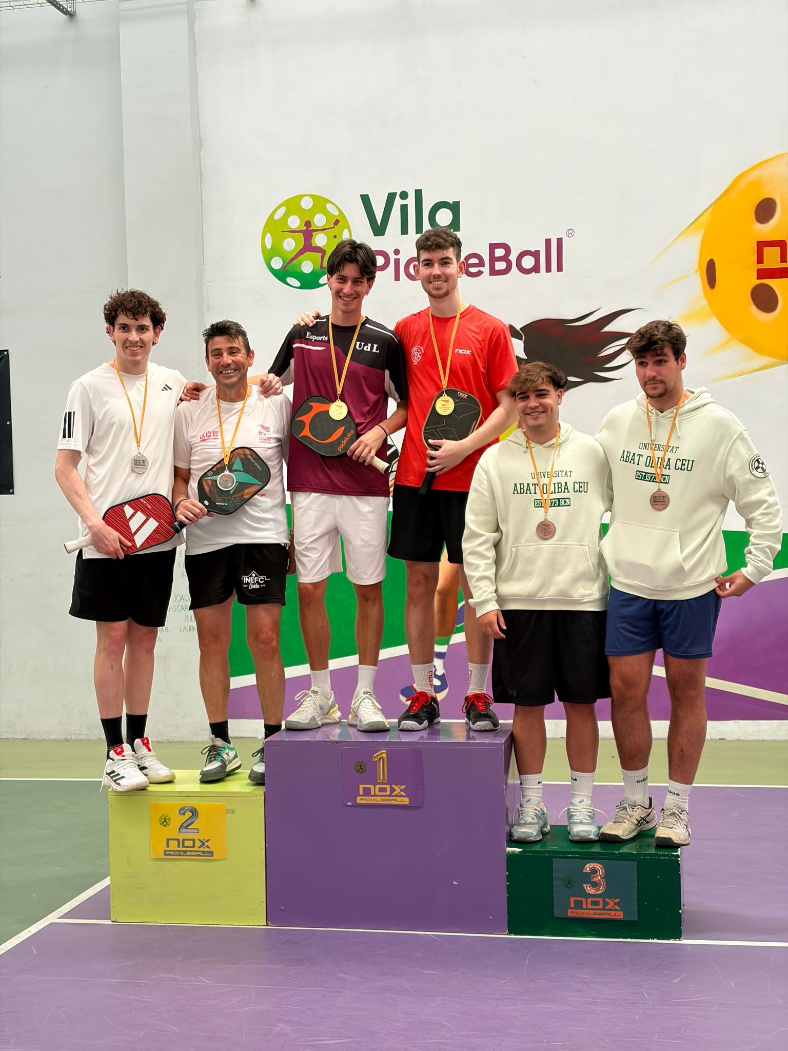La segona edició del Campionat de Catalunya Universitari ha tingut lloc per segon any consecutiu a les instal·lacions de Vila Pickleball
