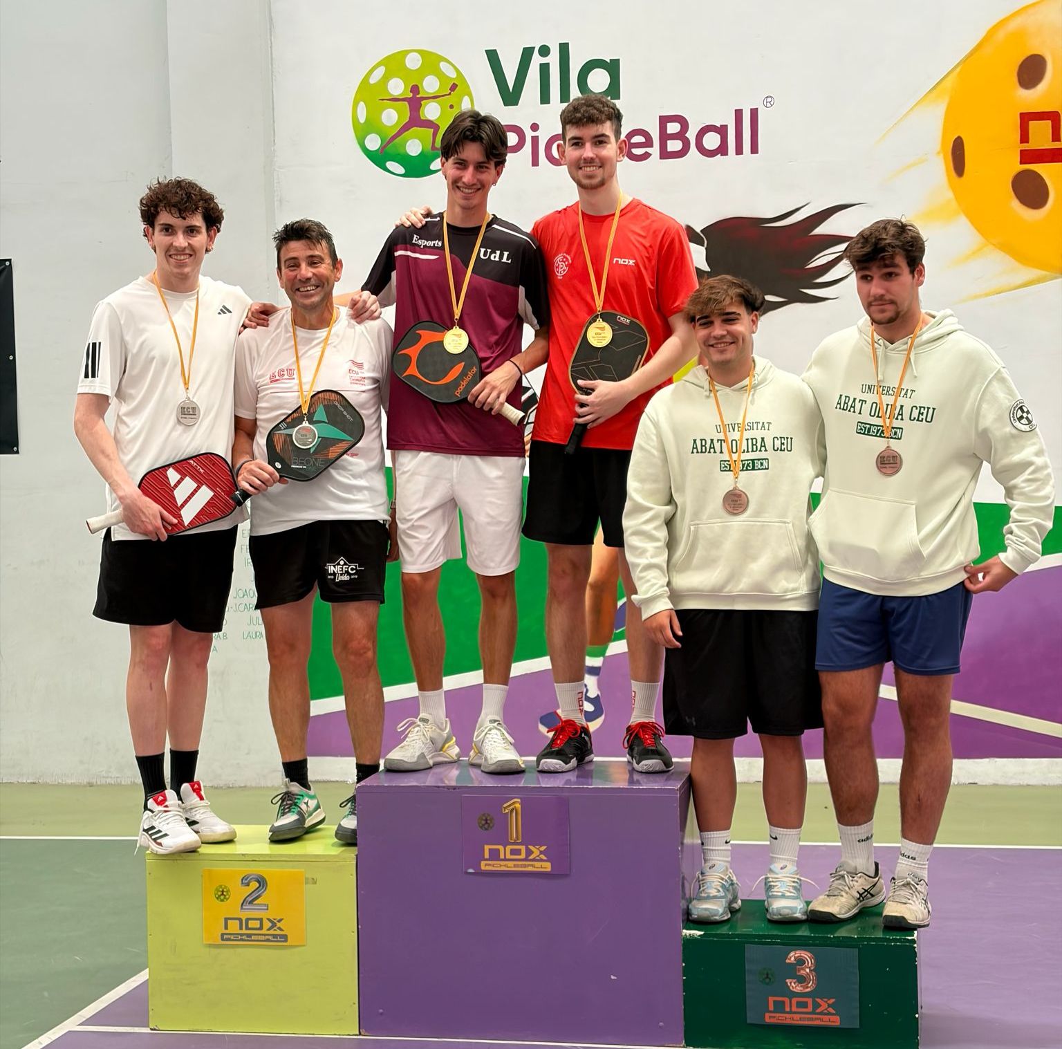 La segona edició del Campionat de Catalunya Universitari ha tingut lloc per segon any consecutiu a les instal·lacions de Vila Pickleball