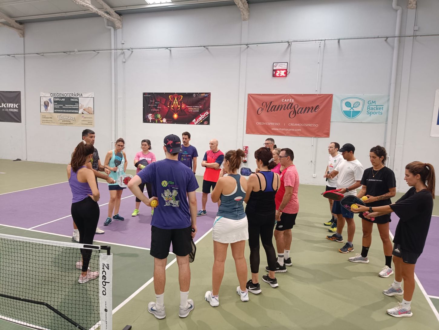 Clínic de Martín Suárez en Vila Pickleball