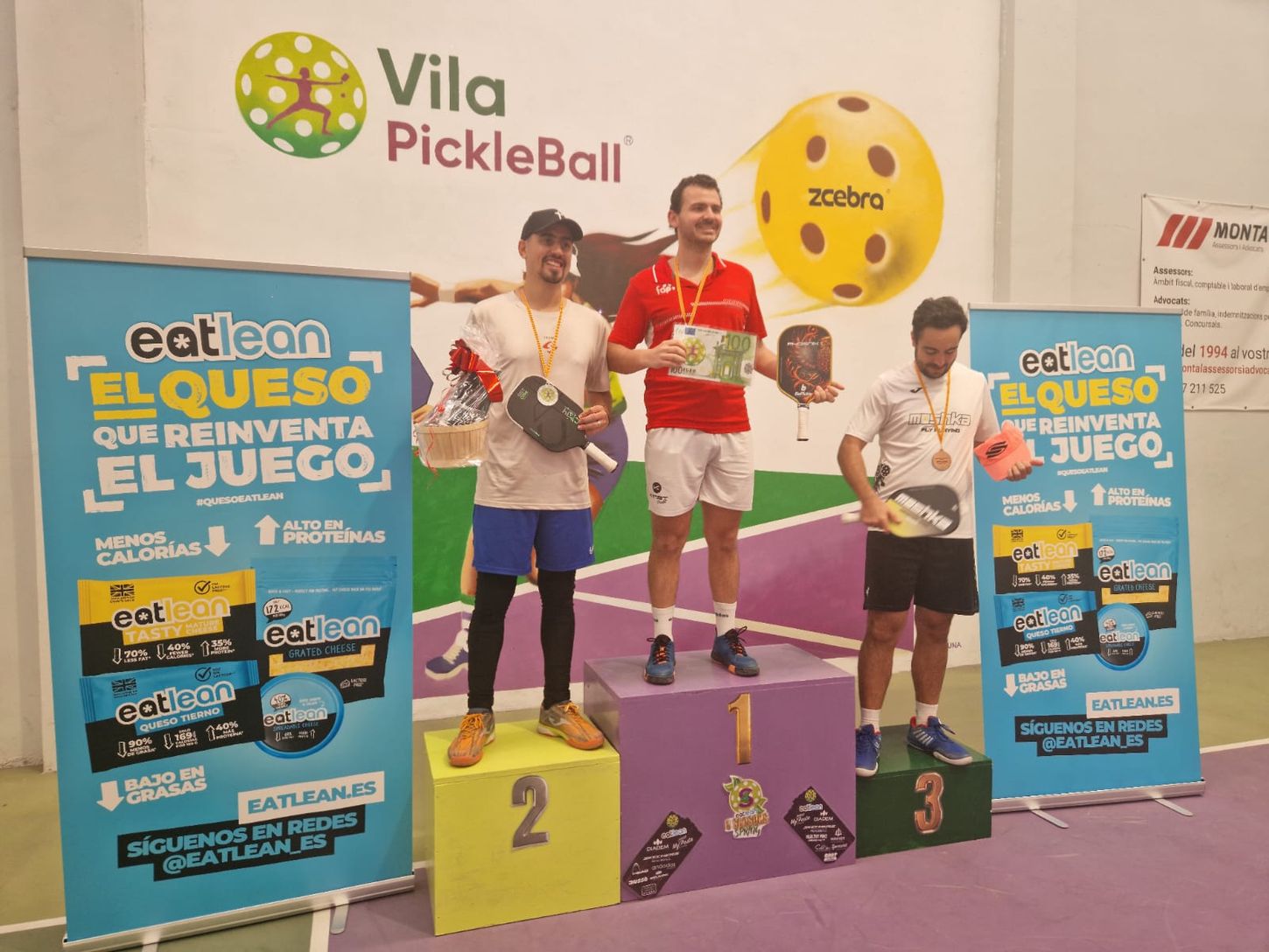 Eatlean 4 Seasons Spring de Vila Pickleball sorprende con nuevas caras en la cima del podio