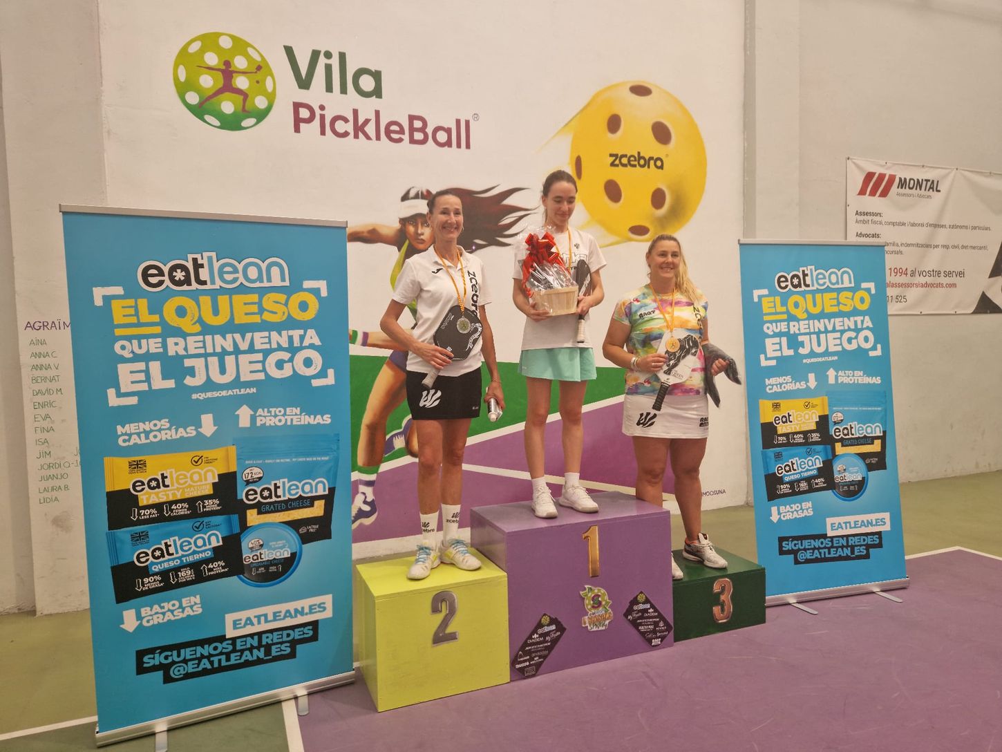 Eatlean 4 Seasons Spring de Vila Pickleball sorprende con nuevas caras en la cima del podio