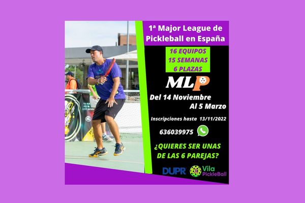 MAJOR LEAGUE DE PICKLEBALL EN ESPAÑA