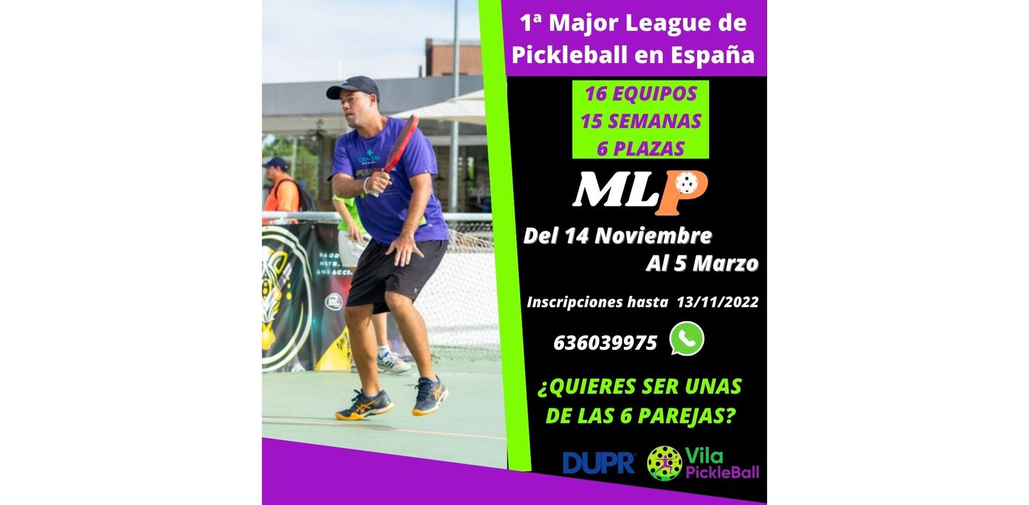 MAJOR LEAGUE DE PICKLEBALL EN ESPAÑA