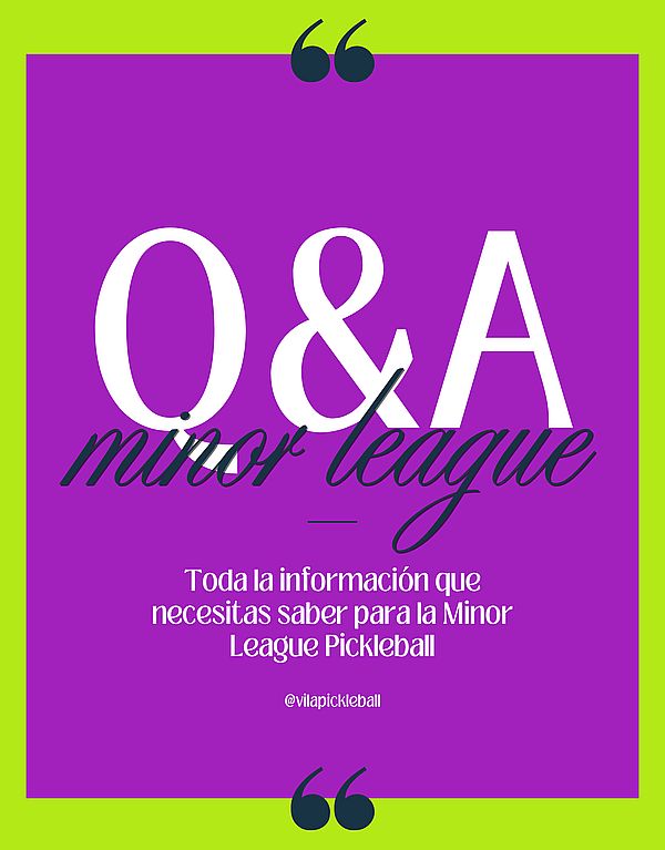 La emoción de la Minor League llega a Vila Pickleball