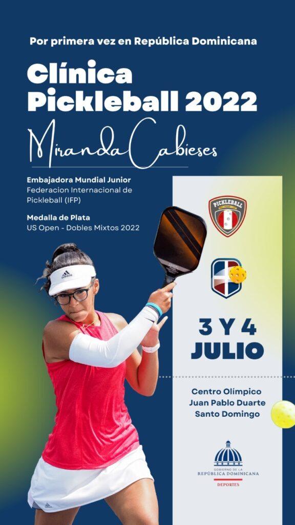 clinic pickleball Miranda Cabieses