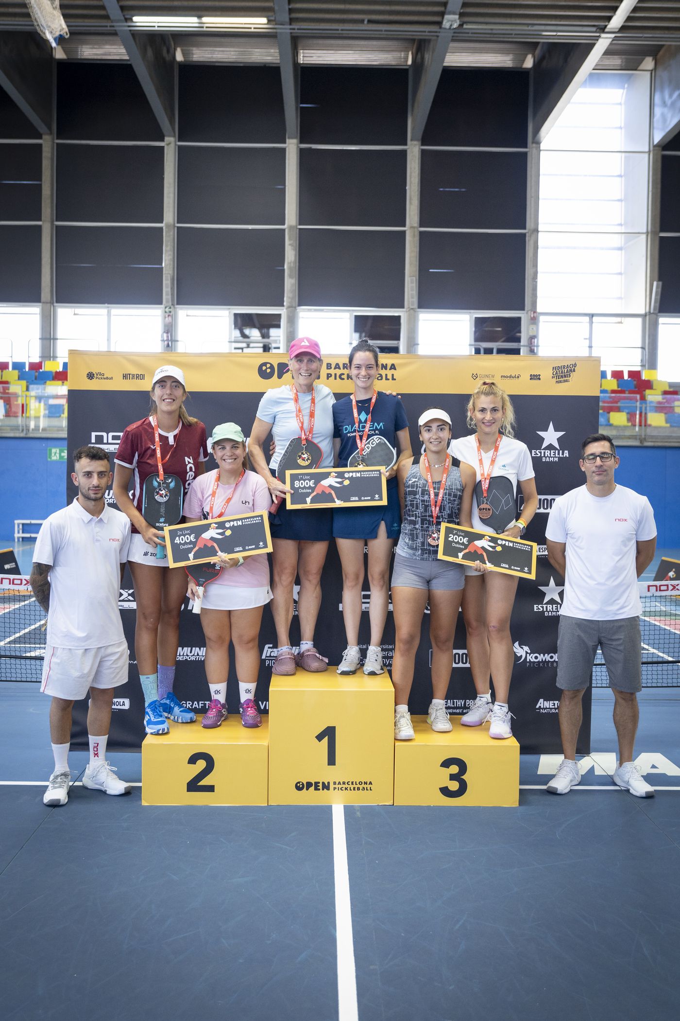 Celebrado con éxito el primer Barcelona Pickleball Open