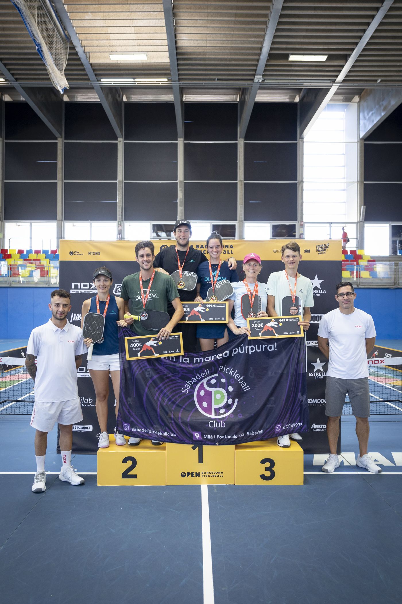 Celebrado con éxito el primer Barcelona Pickleball Open