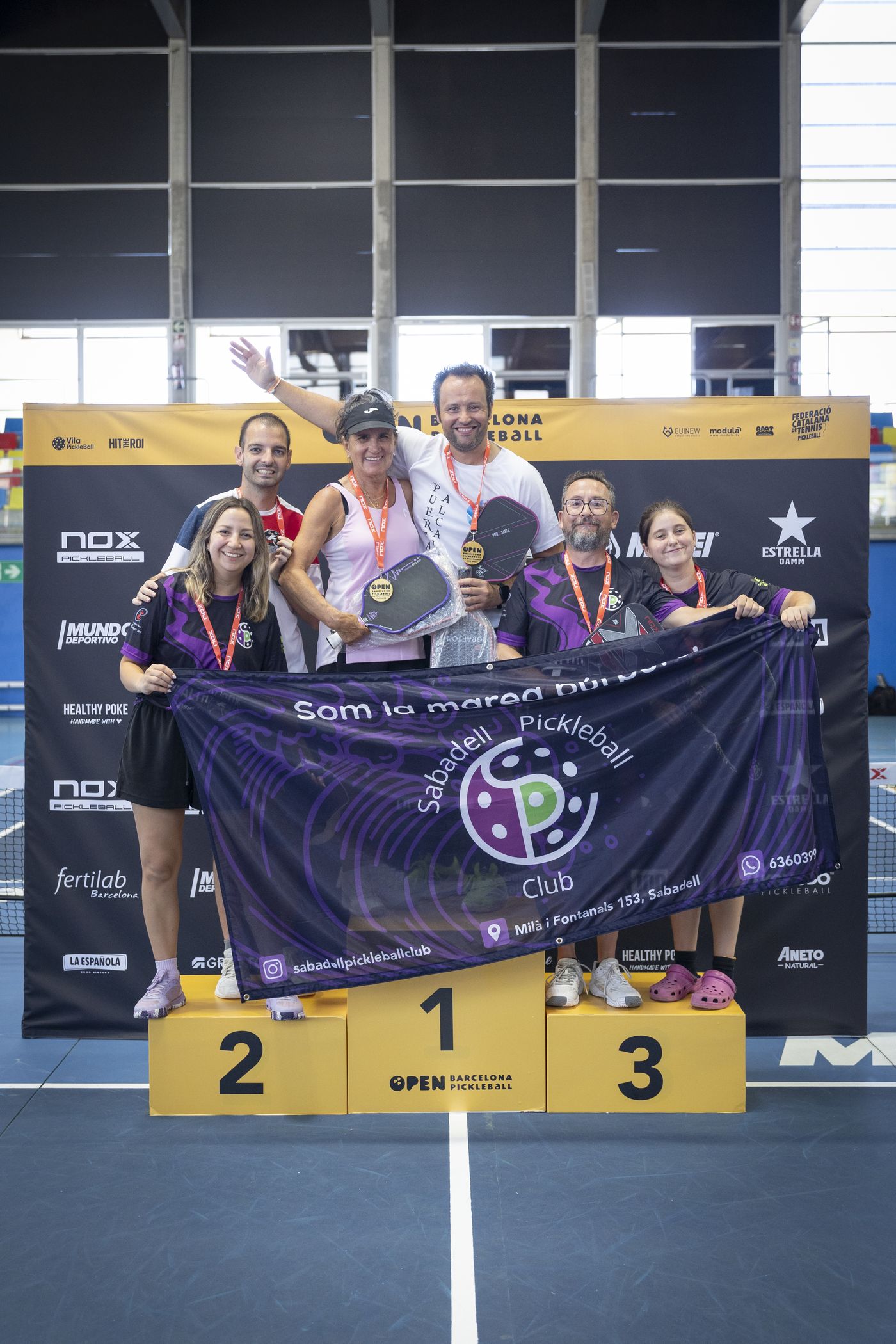 Celebrado con éxito el primer Barcelona Pickleball Open