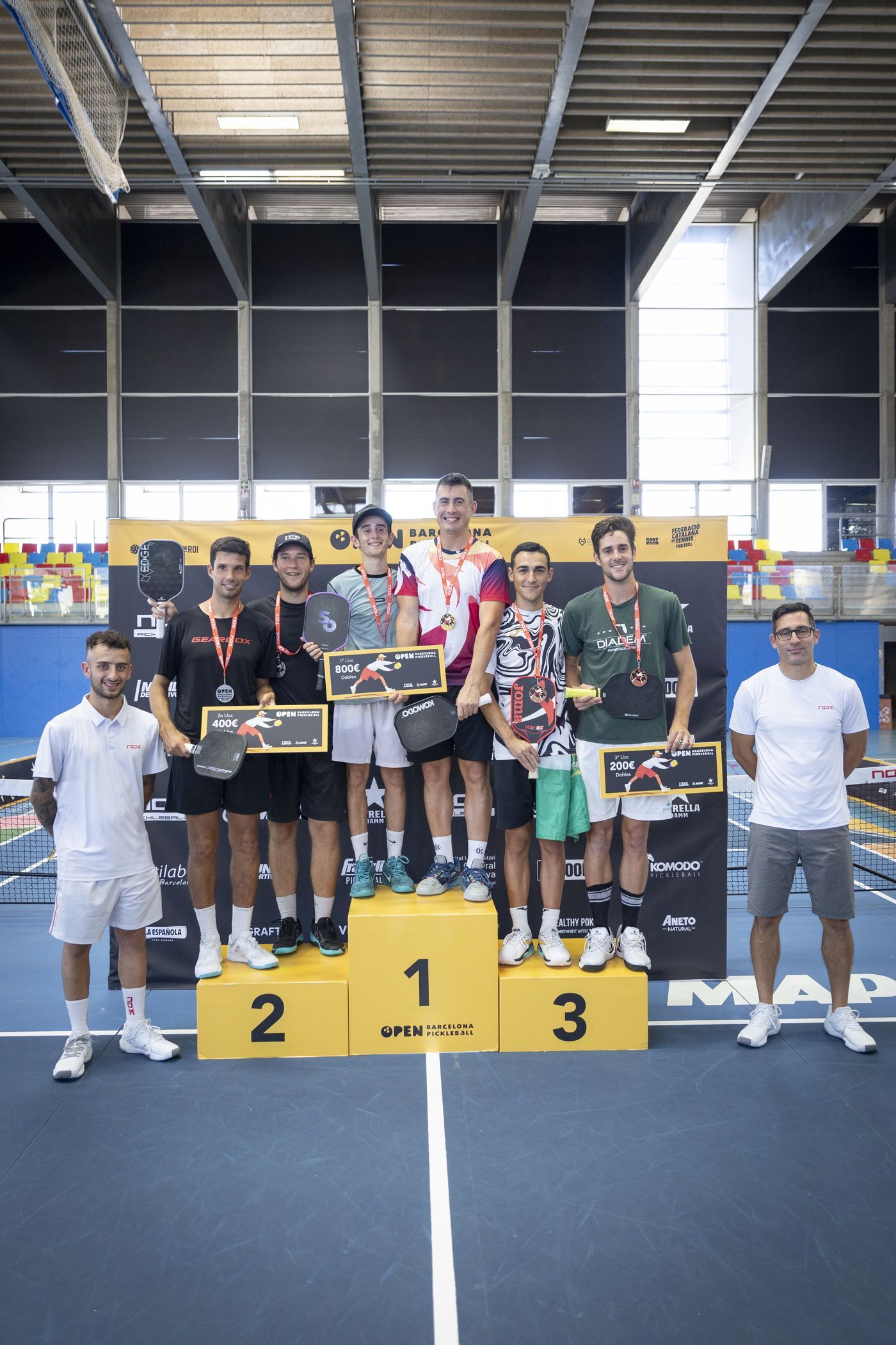 Celebrado con éxito el primer Barcelona Pickleball Open