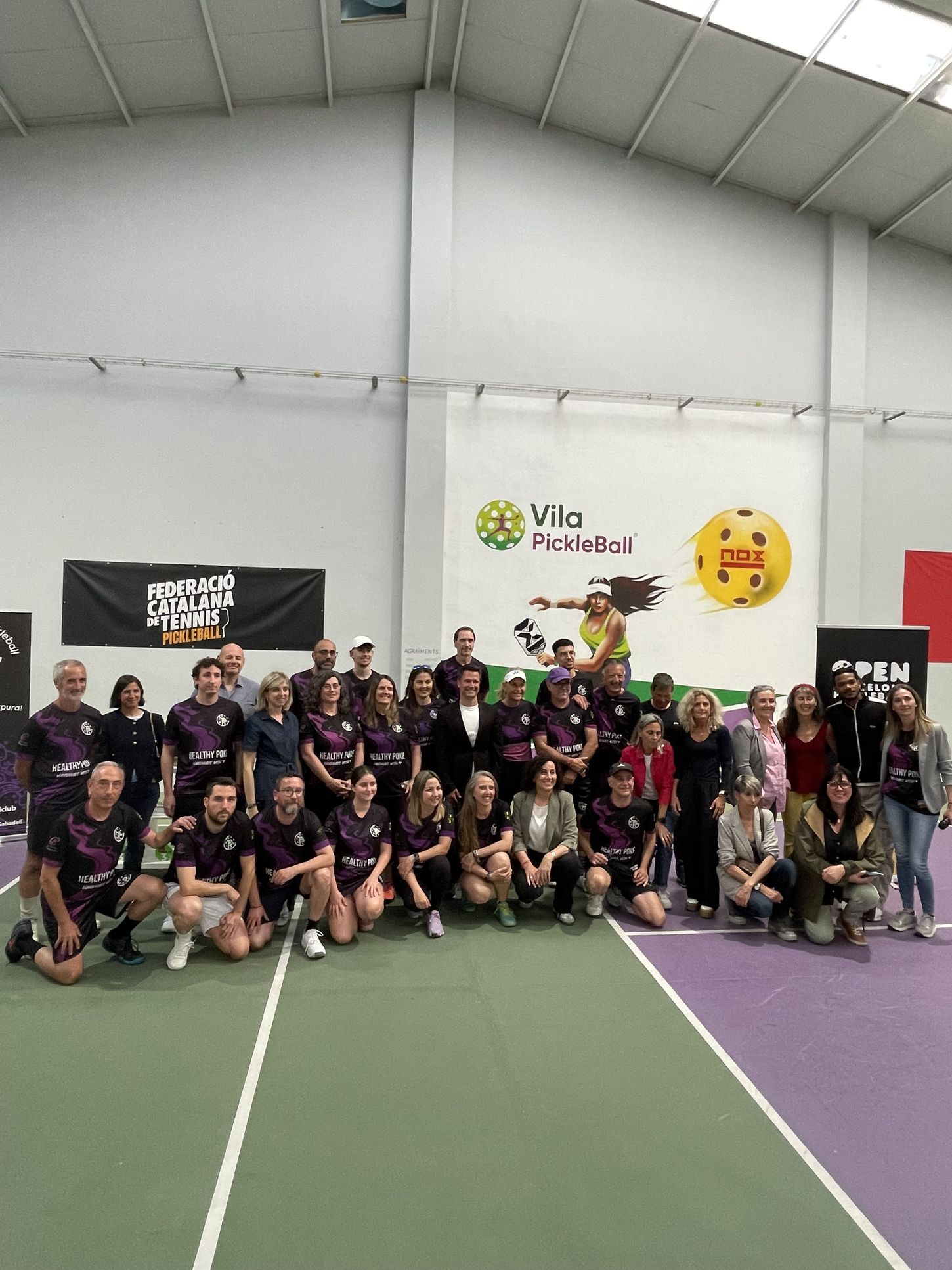 El primer punto de Arantxa en el pickleball fue en Vila Pickleball con la camiseta del Sabadell Pickleball Club