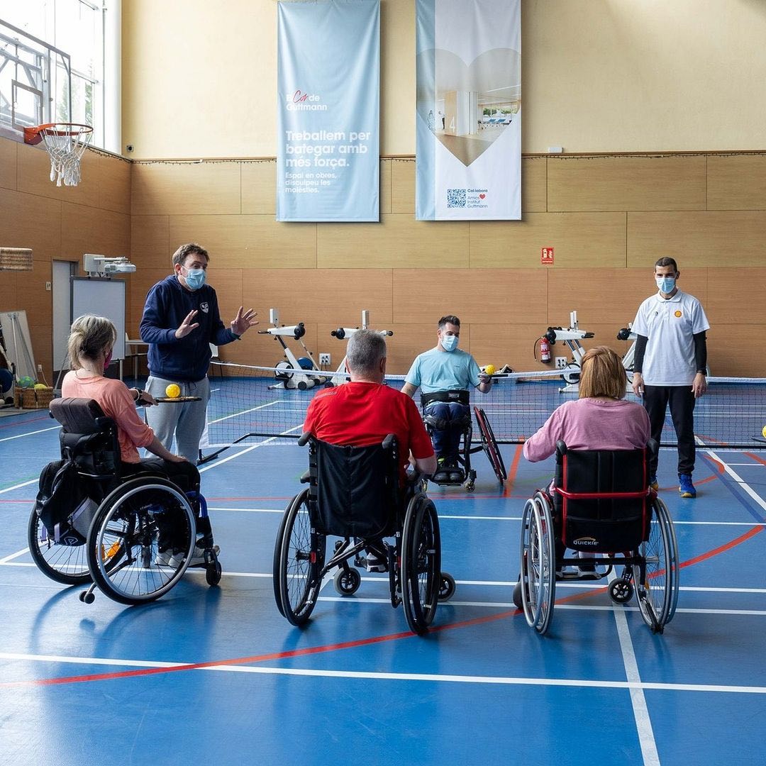 Primera jornada de Pickleball adaptado en el Instituto Guttmann