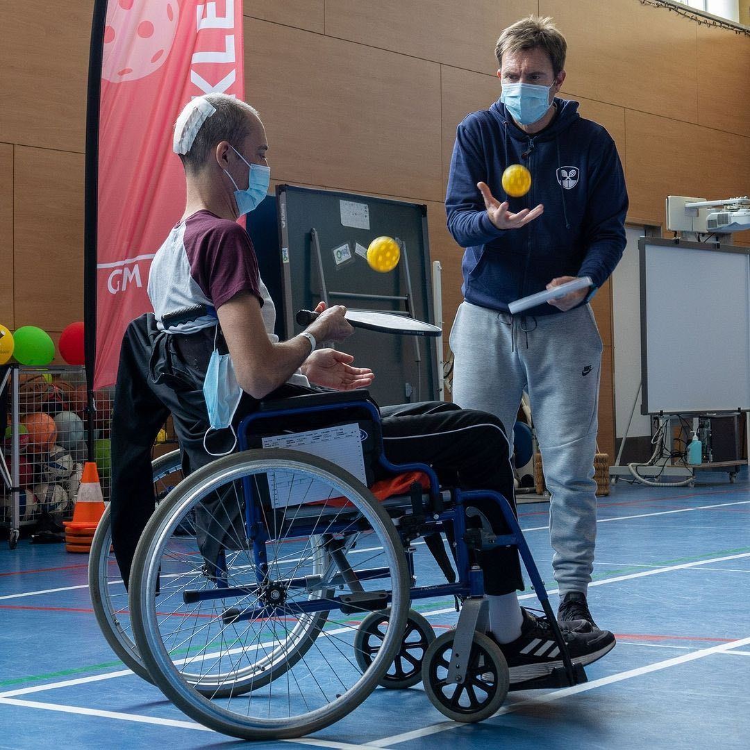 Primera jornada de Pickleball adaptado en el Instituto Guttmann