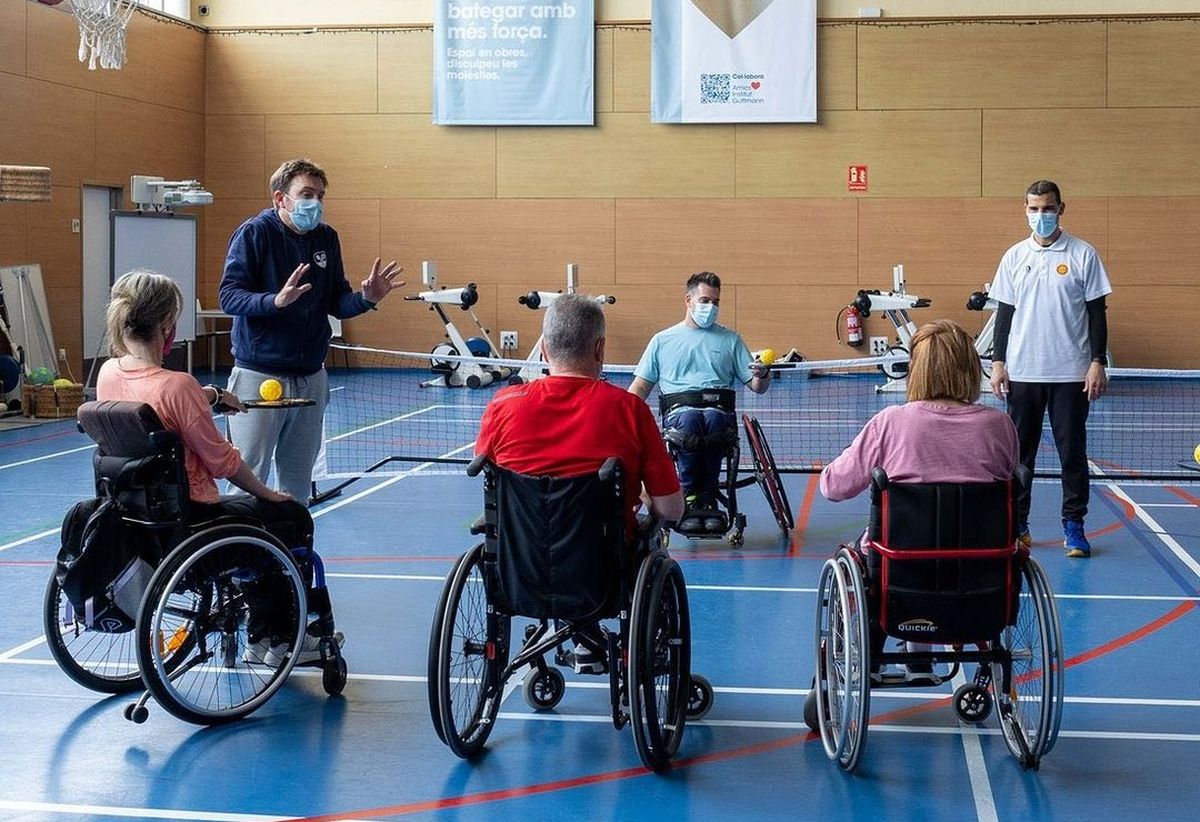 Primera jornada de Pickleball adaptado en el Instituto Guttmann