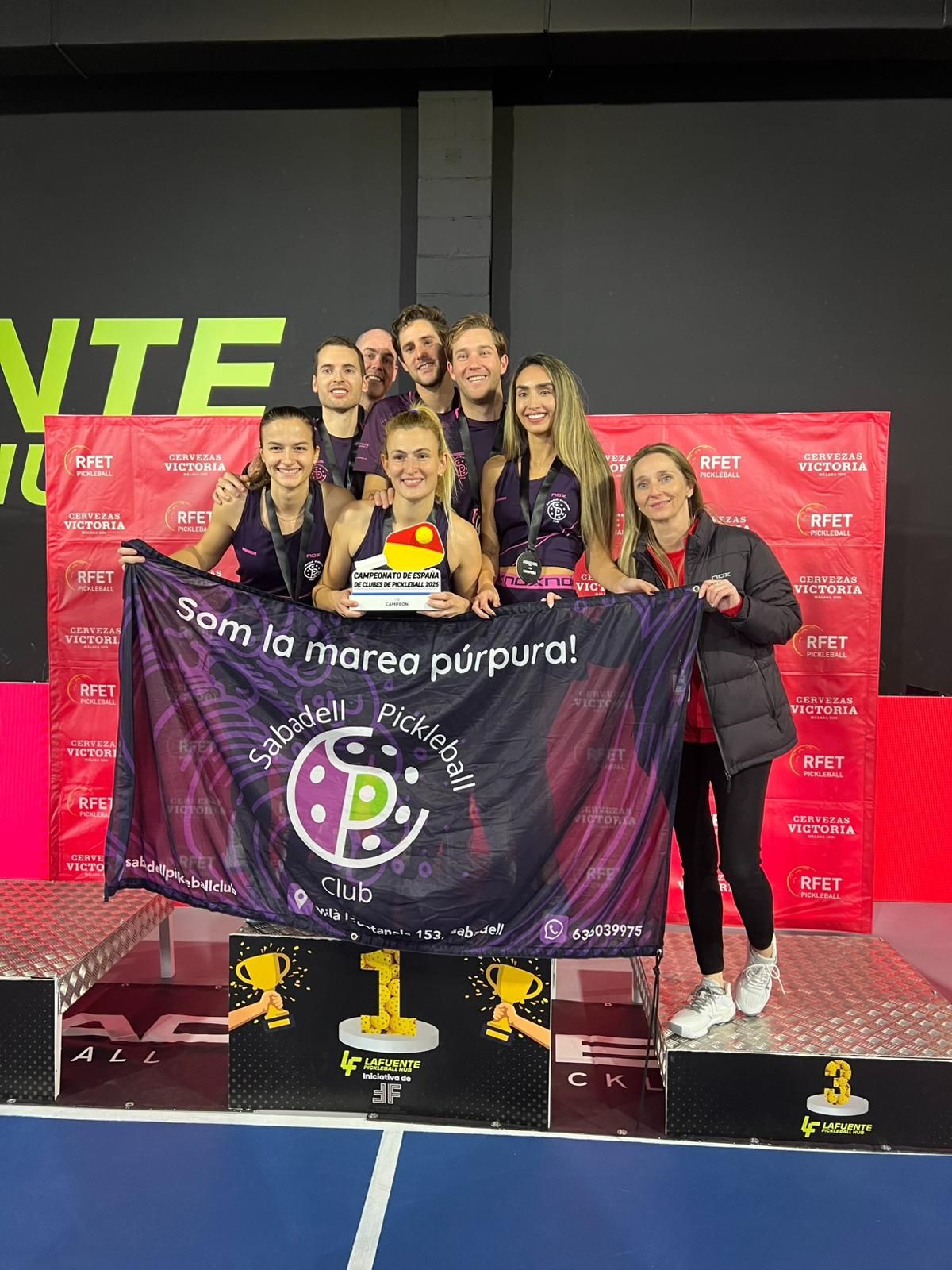 El Sabadell Pickleball Club se corona campeón de España 2026 en Madrid