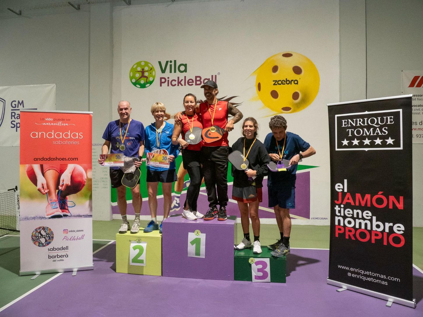 El 4 Seasons Vila Pickleball acoge con éxito la primera parada del 2024, el Winter Tournament