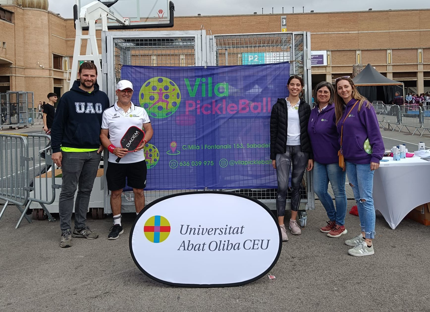 Vila Pickleball estuvo presente en el Saló de l'Ensenyament 2023