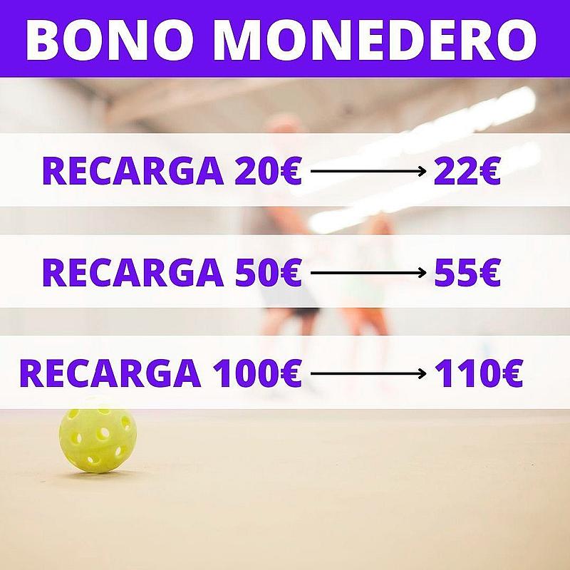 Tarifas BONO MONEDERO Vila Pickleball