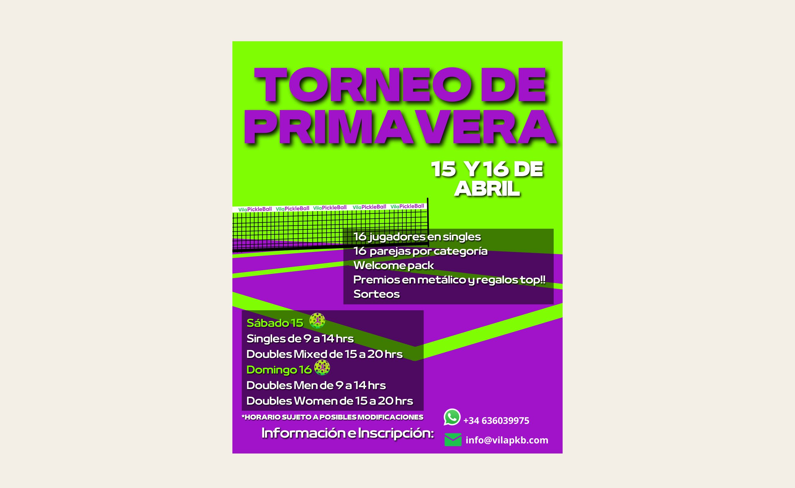 vila pickleball pistas en barcelona